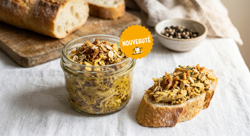 Rillette de poulet au curry